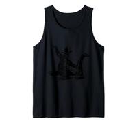 Bigfoot Cowboy Montando En Nessie -Sasquatch Loch Ness Monster Camiseta sin Mangas