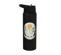 Bigfoot Dad | Coincidencia de padre e hijo, Día del padre Stainless Steel Insulated Water Bottle