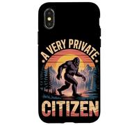 Bigfoot - Disfraz de Ciudadano Muy Privado Divertido para Halloween Carcasa para iPhone X/XS