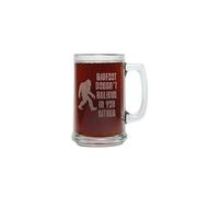 Bigfoot Doesn't Believe In You Either 15oz. Beer Mug with Handle