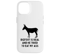 Bigfoot Es Real Y Trató De Comerme Mi Culo Burro Animal Carcasa para iPhone 14