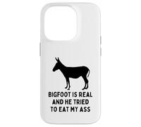 Bigfoot Es Real Y Trató De Comerme Mi Culo Burro Animal Carcasa para iPhone 14 Pro