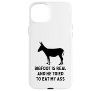 Bigfoot Es Real Y Trató De Comerme Mi Culo Burro Animal Carcasa para iPhone 15 Plus