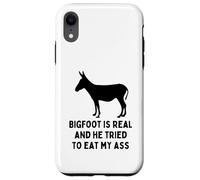 Bigfoot Es Real Y Trató De Comerme Mi Culo Burro Animal Carcasa para iPhone XR