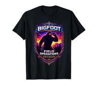 Bigfoot Field Operations - Diseño de Insignia ilustrada Camiseta