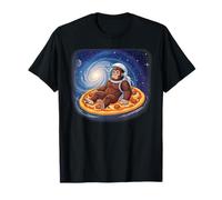 Bigfoot Galaxy Pizza Sasquatch Space Adventure Food Lover Camiseta