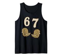 Bigfoot Hands 6 7 Six Seven 6-7 Meme Divertido 67 Divertido Sasquatch Camiseta sin Mangas