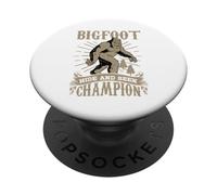 Bigfoot Hide & S hampion - Yeti Sasquatch Hombres, Mujeres Niños PopSockets PopGrip Adhesivo