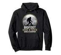 Bigfoot Hide & Seek Retro Vintage Sasquatch Men Women Funny Sudadera con Capucha