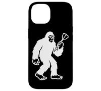 Bigfoot Holding Dart Funny Sasquatch Dardos Diseño Carcasa para iPhone 14