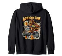 Bigfoot Hot Rod Driver Cerveza Monster Truck Offroad Ape Sudadera con Capucha