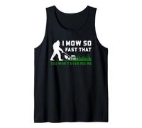 Bigfoot - Humor para Cortar el césped I Mow So Fast Yard Care Design Camiseta sin Mangas