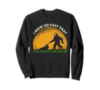 Bigfoot - Humor para Cortar el césped I Mow So Fast Yard Care Design Sudadera