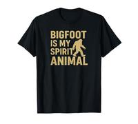 Bigfoot Is My Spirit Animal Funny Sasquatch Retro Design Camiseta