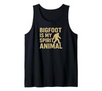 Bigfoot Is My Spirit Animal Funny Sasquatch Retro Design Camiseta sin Mangas