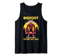 Bigfoot Is Real Funny Encounter Sasquatch Humor Design Camiseta sin Mangas