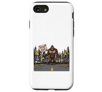 Bigfoot Keep out, Divertido Monstruo del Bosque Que advierte críptido Carcasa para iPhone SE (2020) / 7/8