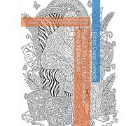 Bigfoot, King of the Savannah: Animal Kingdom: 60 Playful Zentangle Patterns Featuring Wildlife, Royal Moments, and Gentle Humor