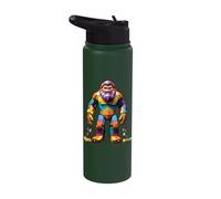 Bigfoot Ladrillo Maestro Constructor Bloque Constructor de Ladrillos Stainless Steel Insulated Water Bottle