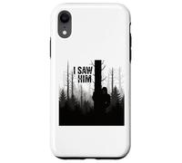 Bigfoot Lo Vi Silueta del Bosque Cryptid Sasquatch Carcasa para iPhone XR