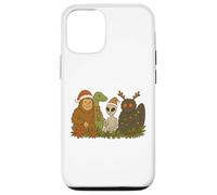 Bigfoot Loch Ness Monster Mothman Alien Cryptid Christmas Carcasa para iPhone 12/12 Pro