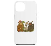 Bigfoot Loch Ness Monster Mothman Alien Cryptid Christmas Carcasa para iPhone 13