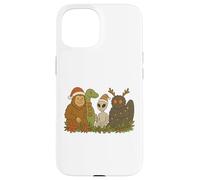 Bigfoot Loch Ness Monster Mothman Alien Cryptid Christmas Carcasa para iPhone 15