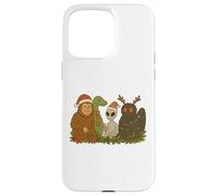 Bigfoot Loch Ness Monster Mothman Alien Cryptid Christmas Carcasa para iPhone 15 Pro MAX