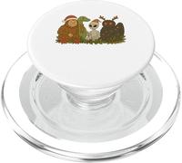 Bigfoot Loch Ness Monster Mothman Alien Cryptid Christmas PopSockets PopGrip para MagSafe