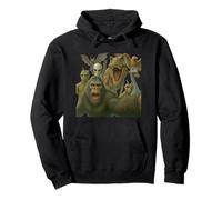 Bigfoot Loch Ness Mothman Lagarto Hombre Alien Chupacabras T-rex Sudadera con Capucha