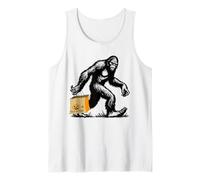 Bigfoot Loves Trick Or Treat y Halloween Funny Sasquatch Camiseta sin Mangas