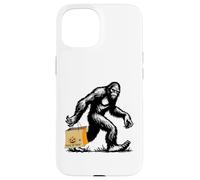 Bigfoot Loves Trick Or Treat y Halloween Funny Sasquatch Carcasa para iPhone 15