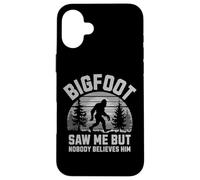 Bigfoot me vio pero nadie le cree - Wild Retro Forest Carcasa para iPhone 16 Plus