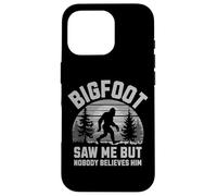 Bigfoot me vio pero nadie le cree - Wild Retro Forest Carcasa para iPhone 16 Pro