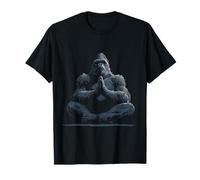 Bigfoot Meditando Gorilla Zen Yoga Yogi Camiseta