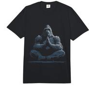 Bigfoot Meditando Gorilla Zen Yoga Yogi Comfort Colors Adult Heavyweight T-Shirt