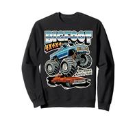 Bigfoot Monster Truck Funny Hombres Niños Retro Vintage Racing Sudadera