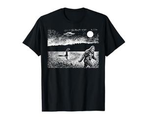 Bigfoot, Monstruo del Lago Ness, Nessie, ovni, Amante de los Extraterrestres Camiseta