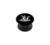 Bigfoot Montando Loch Ness Monstruo Cowboy Criaturas Cryptid PopSockets PopGrip Adhesivo