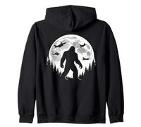 Bigfoot Moon Aeronaves Aviación Aeropuerto Sudadera con Capucha