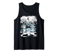 Bigfoot Ness Mothman Wendigo Monstruos Cryptid Lindo Camiseta sin Mangas