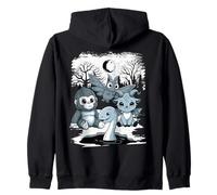 Bigfoot Ness Mothman Wendigo Monstruos Cryptid Lindo Sudadera con Capucha