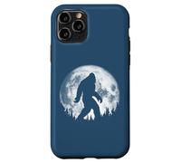 Bigfoot Night Stroll! Cool Full Moon & Trees Sasquatch Carcasa para iPhone 11 Pro