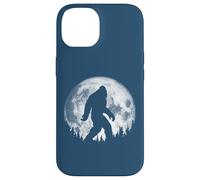 Bigfoot Night Stroll! Cool Full Moon & Trees Sasquatch Carcasa para iPhone 14