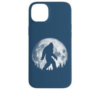 Bigfoot Night Stroll! Cool Full Moon & Trees Sasquatch Carcasa para iPhone 14 Plus