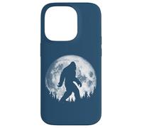 Bigfoot Night Stroll! Cool Full Moon & Trees Sasquatch Carcasa para iPhone 14 Pro