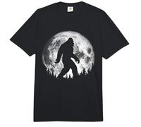 Bigfoot Night Stroll! Cool Full Moon & Trees Sasquatch Comfort Colors Adult Heavyweight T-Shirt