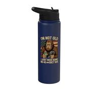 Bigfoot, no soy viejo, solo necesito un cumpleaños divertido para el WD-40 Stainless Steel Insulated Water Bottle