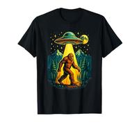 Bigfoot OVNI Secuestro Bosque Alienígena Conspiración Arte Camiseta