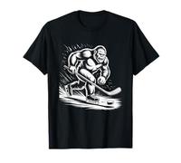 Bigfoot Playing Hockey Sasquatch Ice Sports Winter Athlete Camiseta